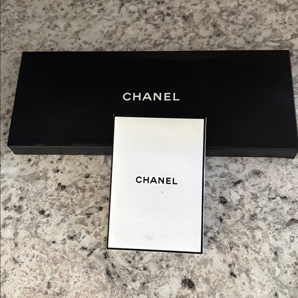 New in box CHANEL Black and Gold Decorative Pencil Set AND NIB Chanel Book Mark - Picture 10 of 10